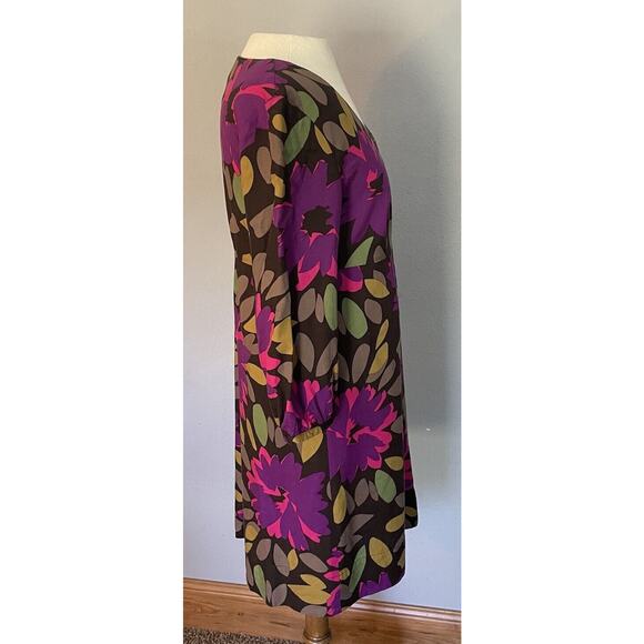 Boden Dress 10R Retro Floral Babydoll Empire Waist Boho 70s Hippie Peasant EUC - Picture 5 of 13